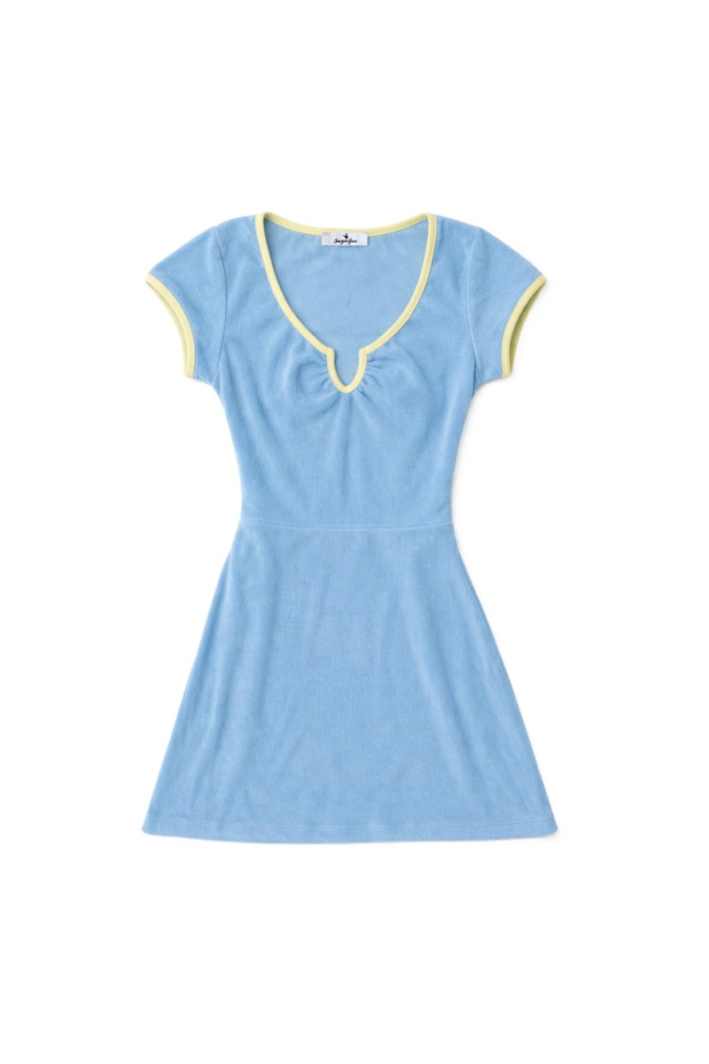 TERRY ΜΙΝΙ DRESS WITH OPEN BACK-26814073-987