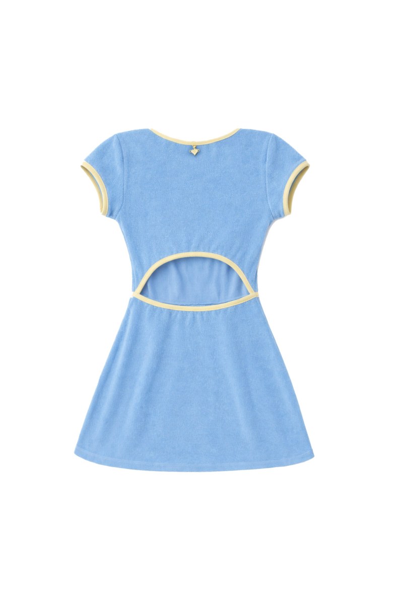 TERRY ΜΙΝΙ DRESS WITH OPEN BACK-26814073-987