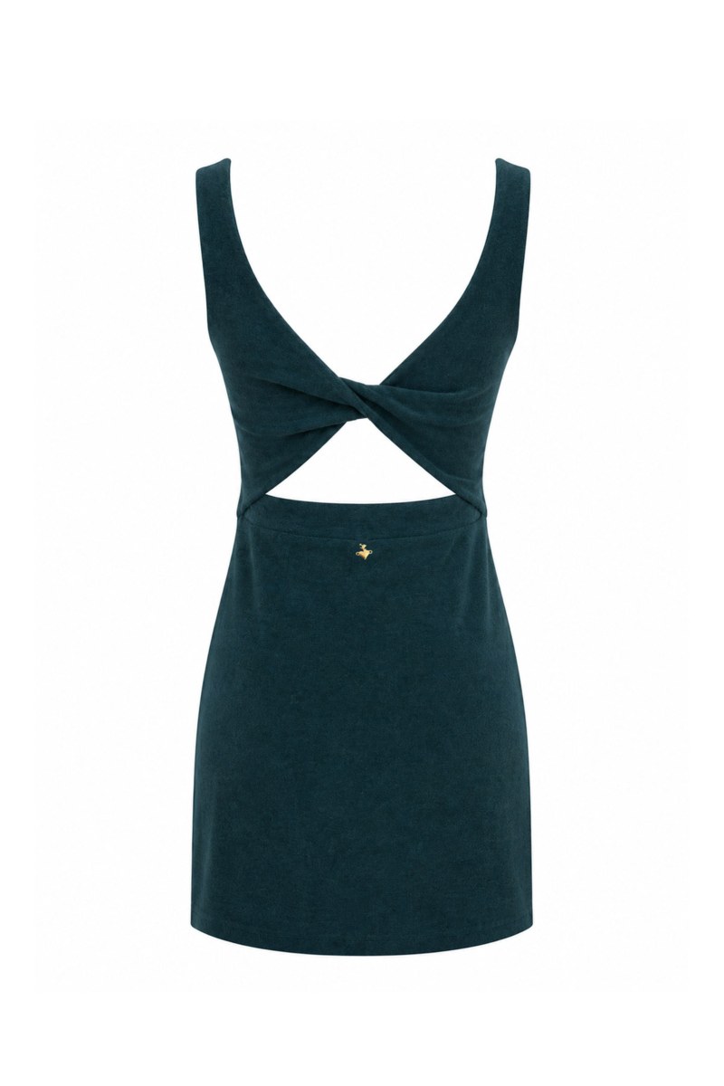 TERRY MINI DRESS WITH OPEN BACK-26814095-414