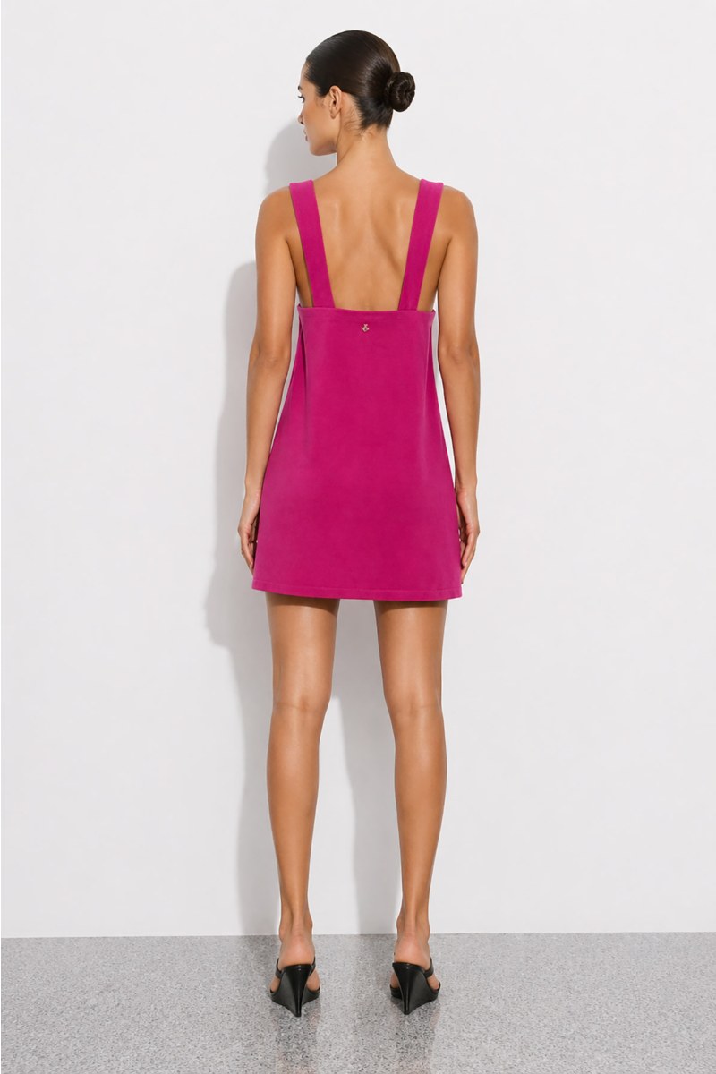 TERRY MINI DRESS WITH STRAPS-26814097-716
