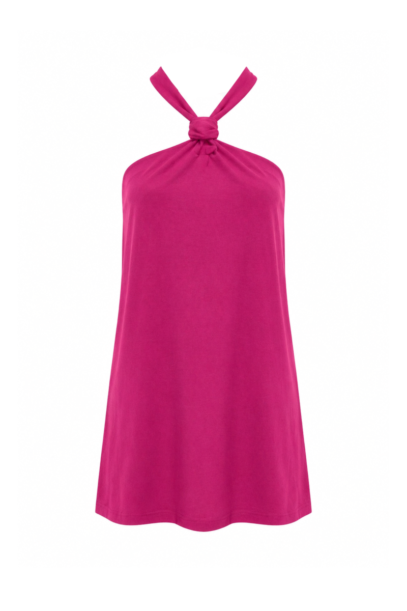 TERRY MINI DRESS WITH STRAPS-26814097-716