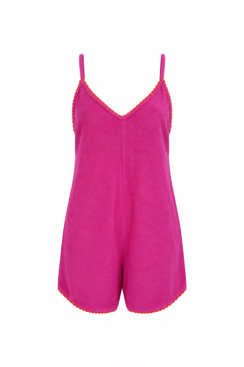 TERRY PLAYSUIT WITH STRAPS-26816100-716