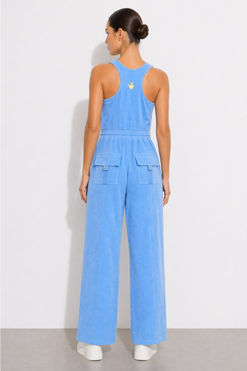 SLEEVELESS TERRY RACERBACK JUMPSUIT-26817066-987