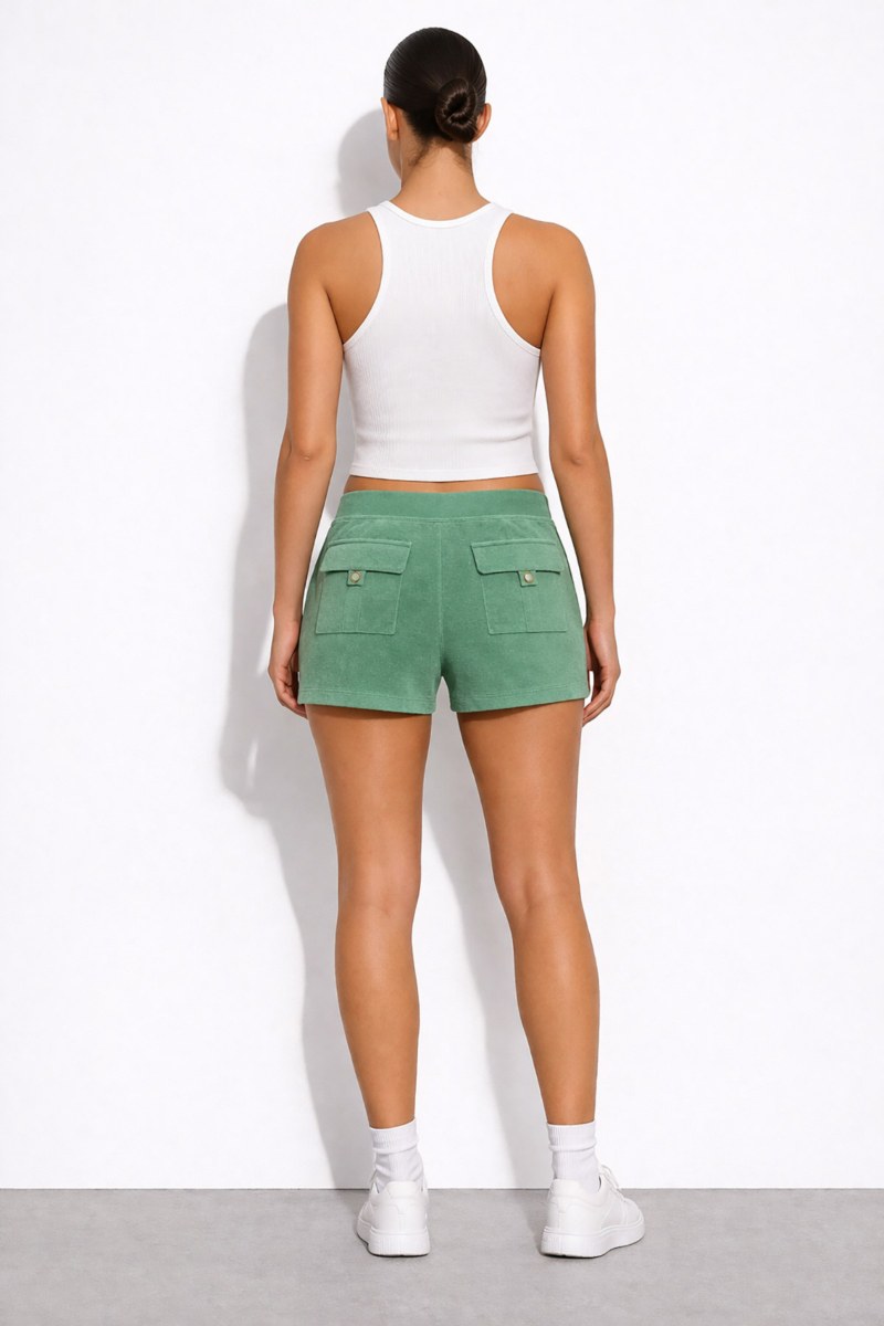 SEAMLESS HALTERNECK RIBBED CROPPED TOP-26818012-100