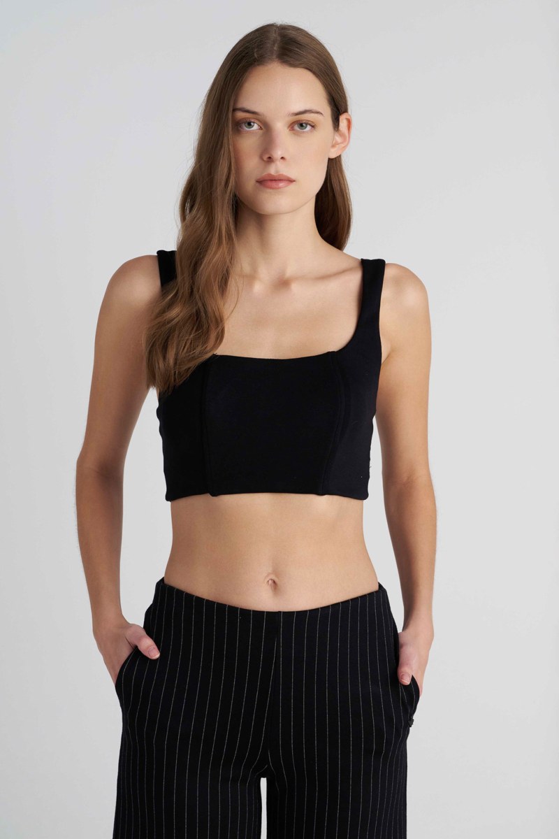 SOFT LIGHT TOUCH CROPPED TOP WITH STRAPS-26818043-110