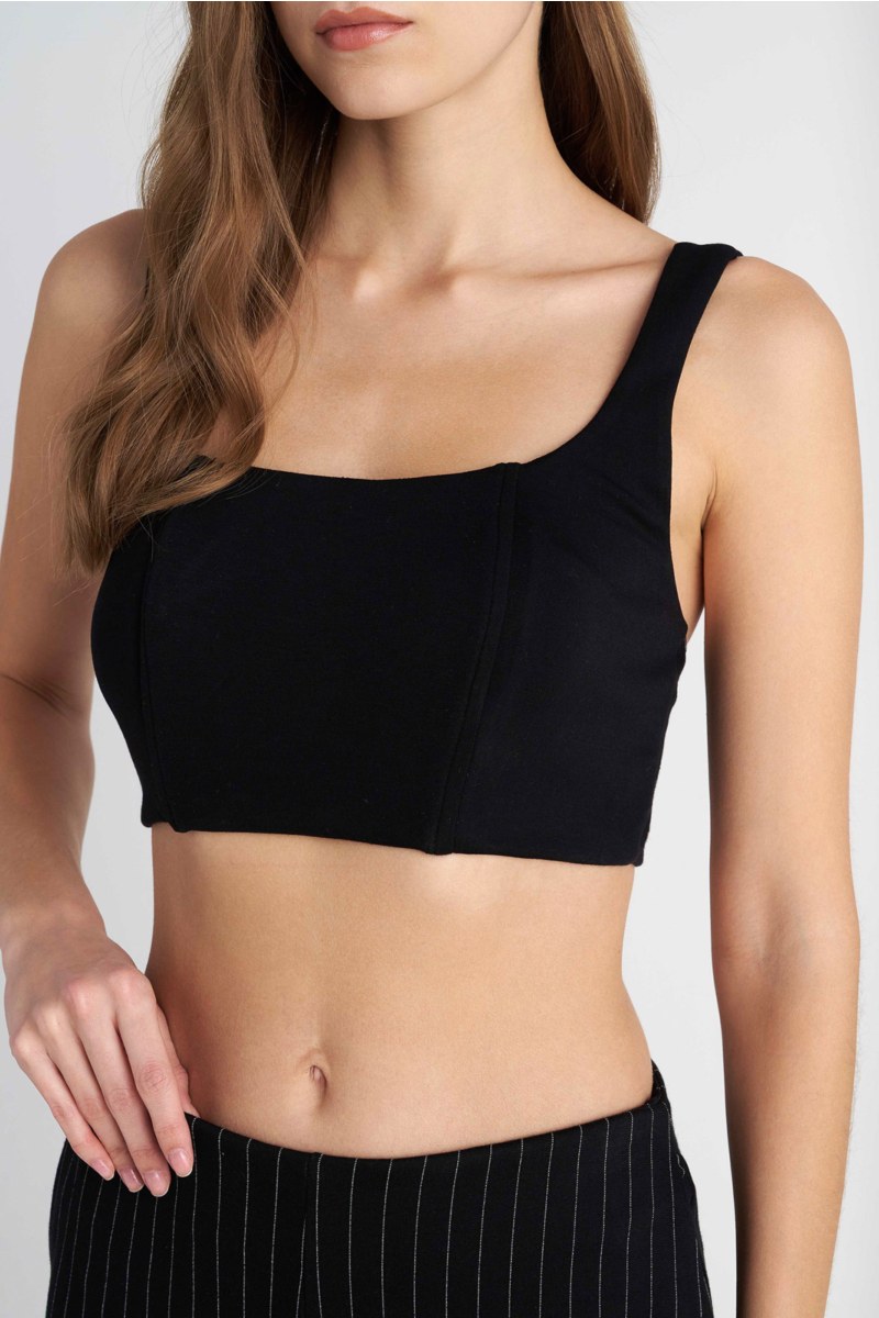 SOFT LIGHT TOUCH CROPPED TOP WITH STRAPS-26818043-110
