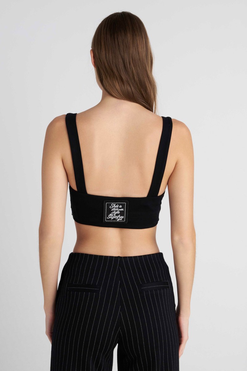 SOFT LIGHT TOUCH CROPPED TOP WITH STRAPS-26818043-110