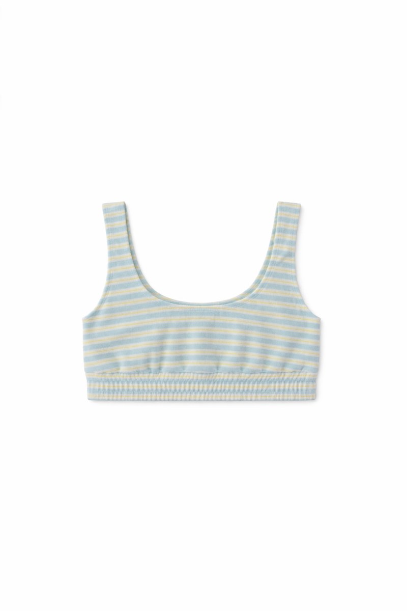 TERRY CROP TOP WITH STRIPES-26818072-987