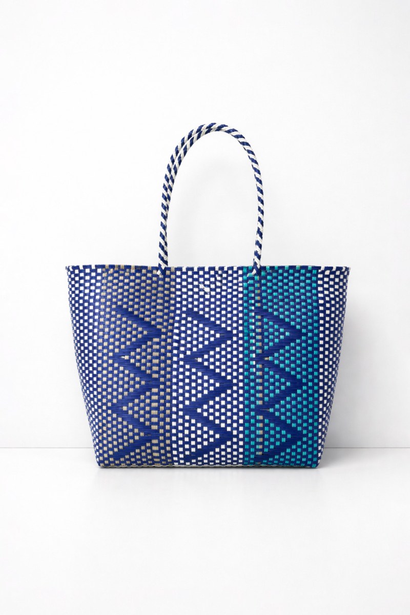 WOVEN GEO TOTE BAG-26819032-999