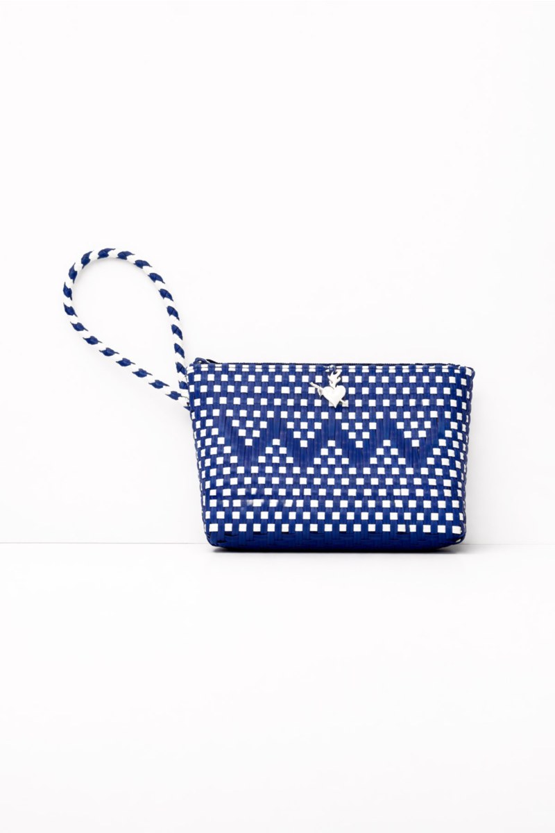 WOVEN GEO POUCH/COSMETIC CASE-26819033-999