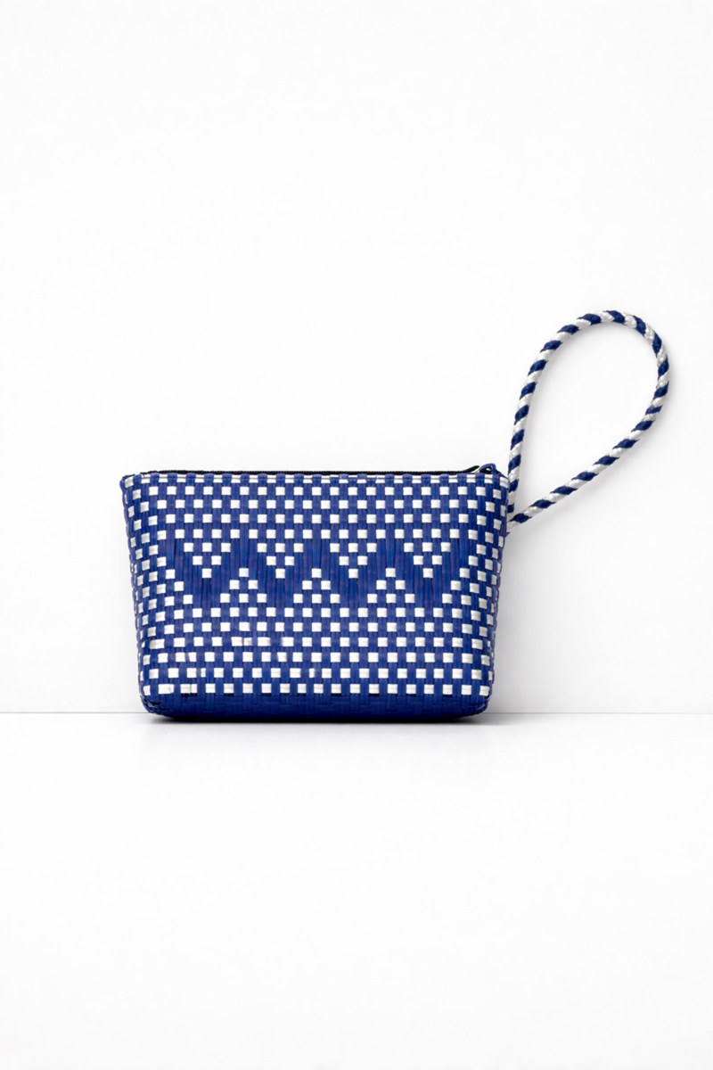 WOVEN GEO POUCH/COSMETIC CASE-26819033-999