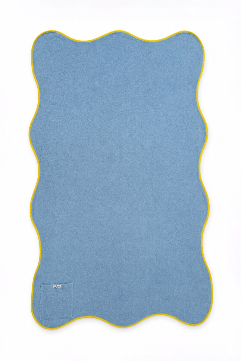 COTTON BEACH TOWEL WITH SCALLOPED EDGE-26819094-987