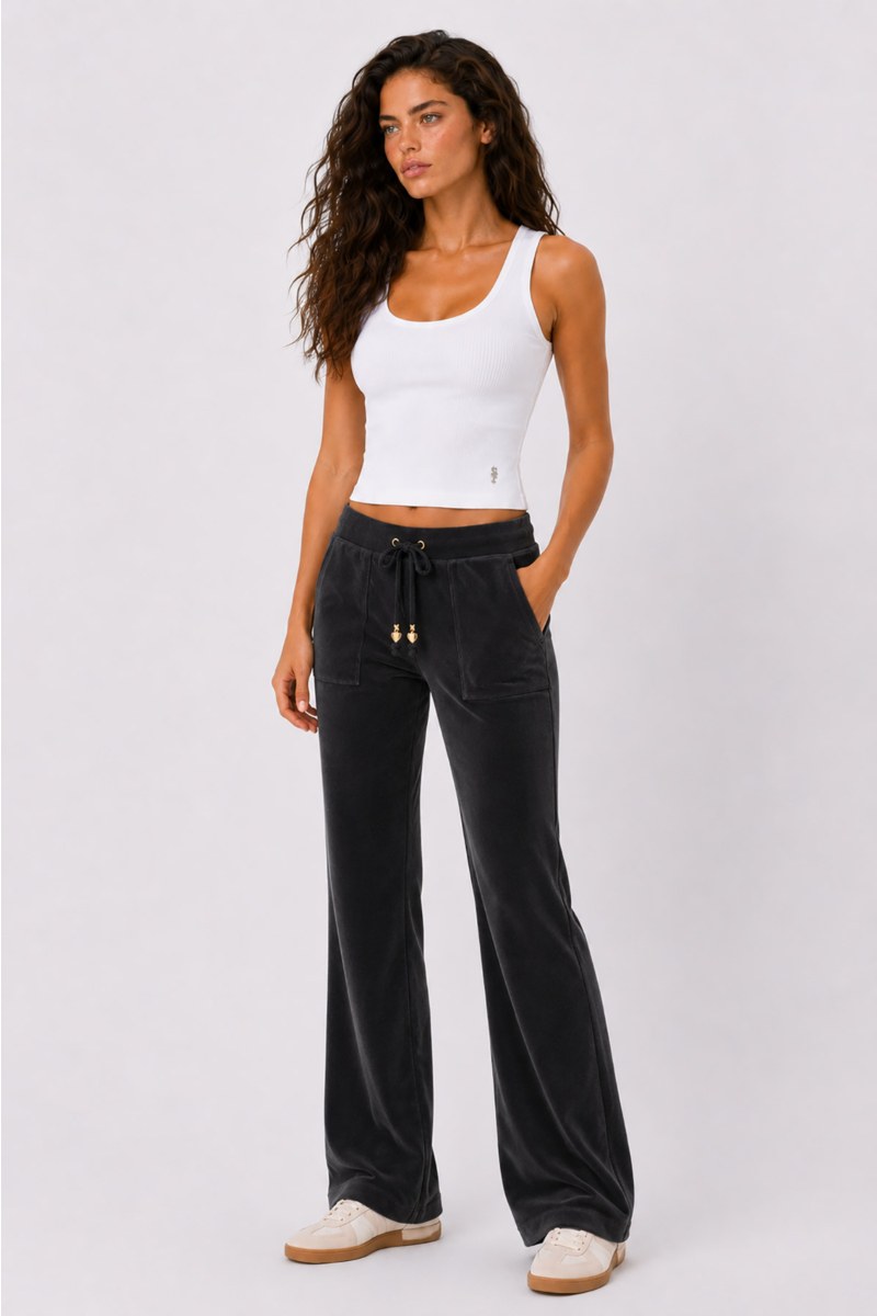 FASHION BASIC VELOUR PANTS-26831000-842