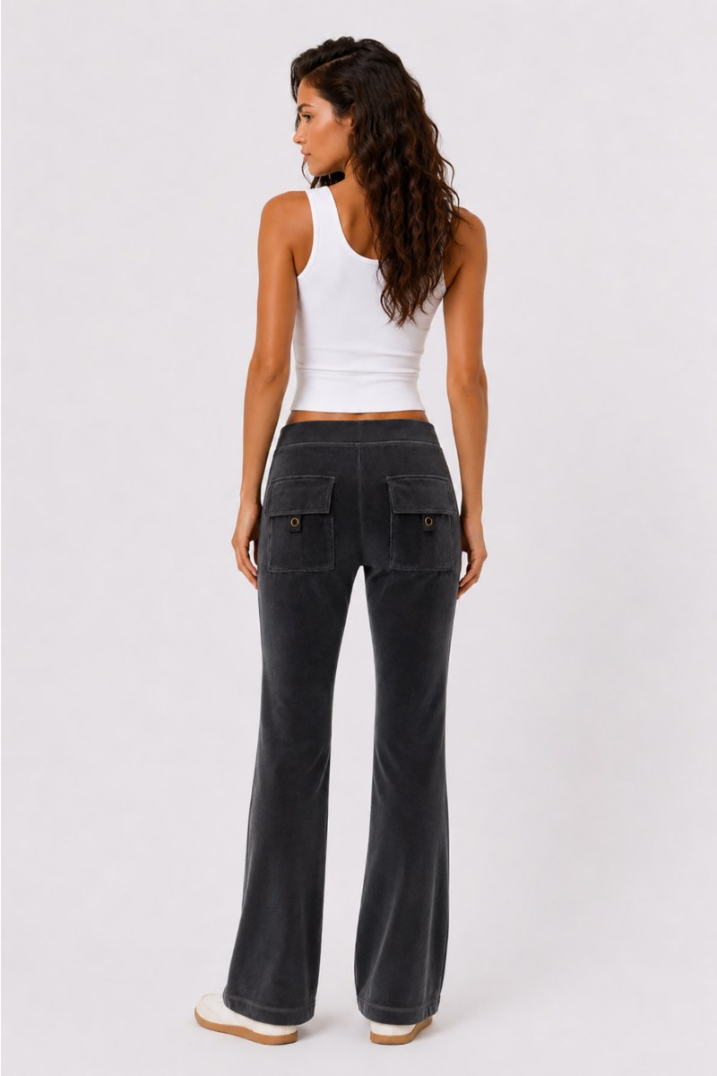 FASHION BASIC VELOUR PANTS-26831000-842