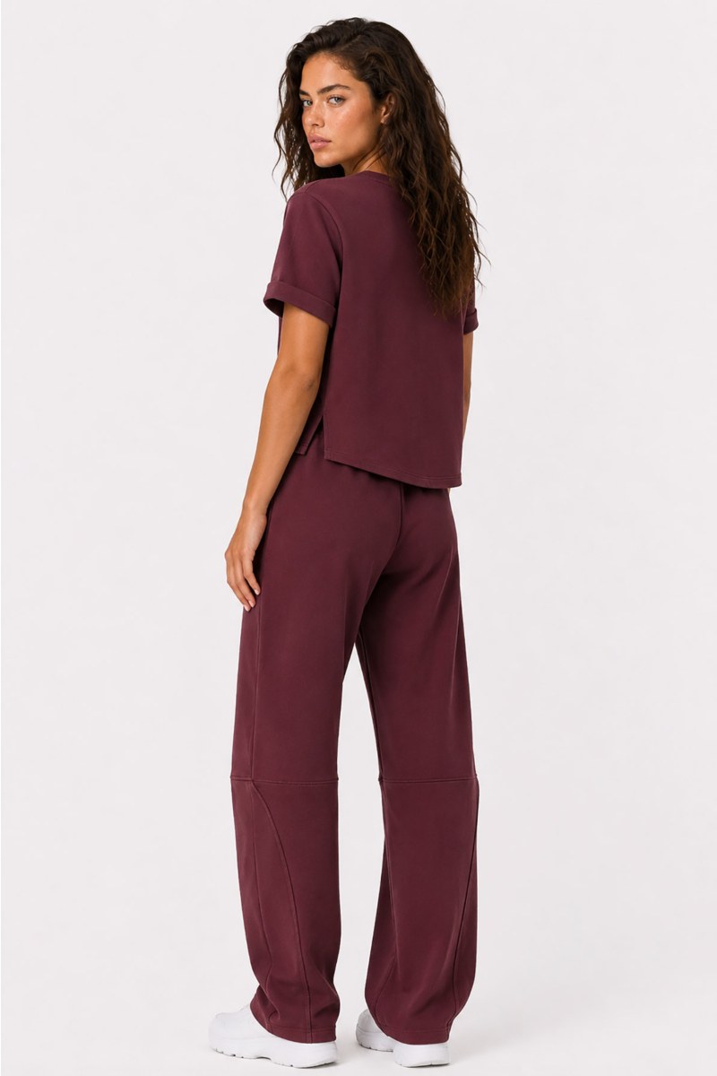 SOFT LIGHT TOUCH HIGH WAISTED BARREL PANTS-26831041-634