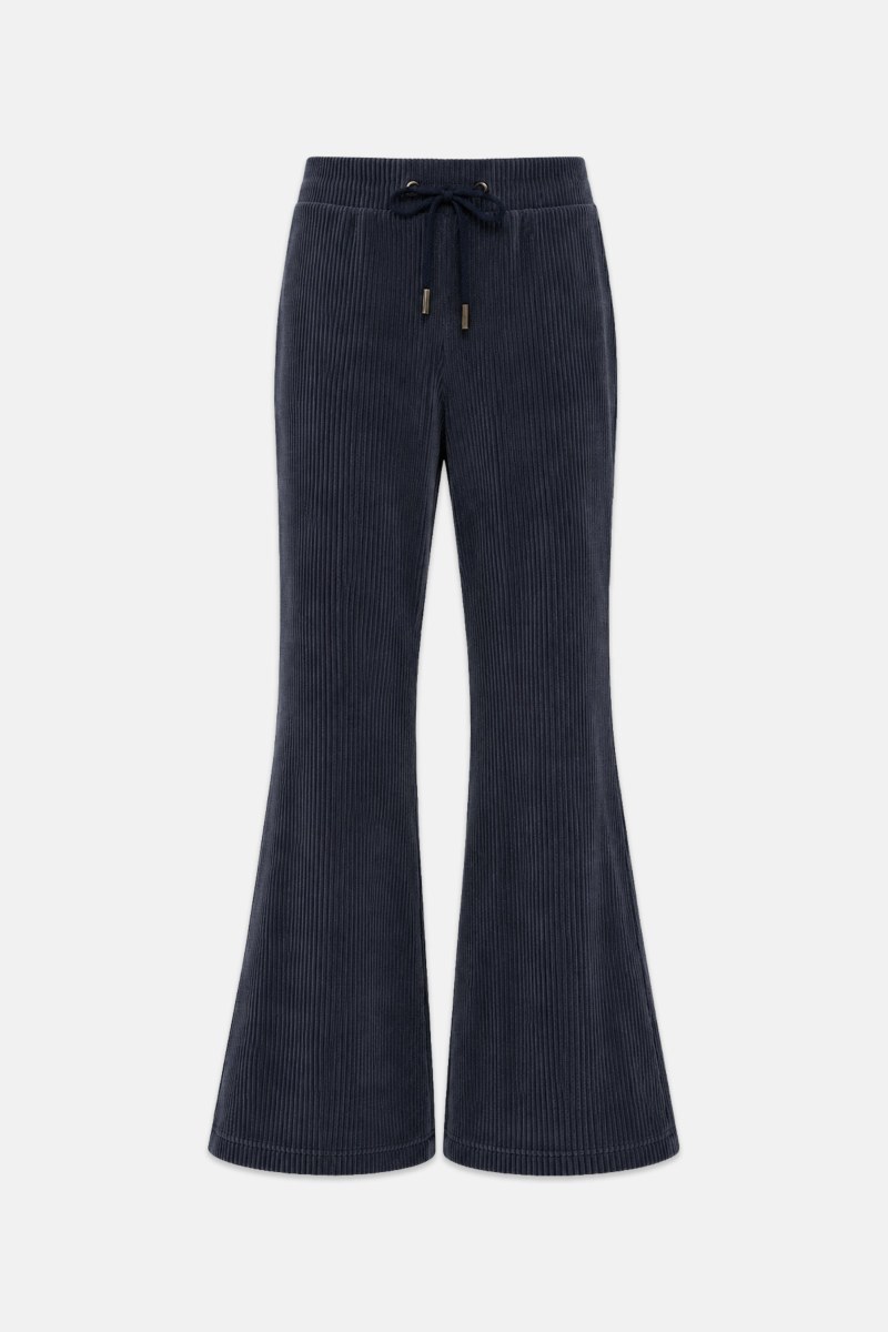 FLARED HIGH WAISTED CORDUROY PANTS-26831065-995