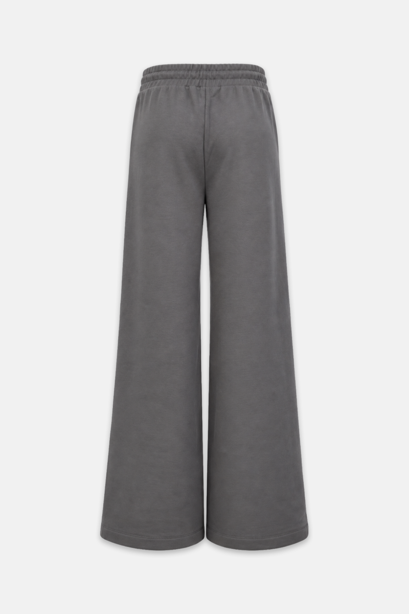 HIGH WAISTED FLARED COTTON PANTS-26831069-206