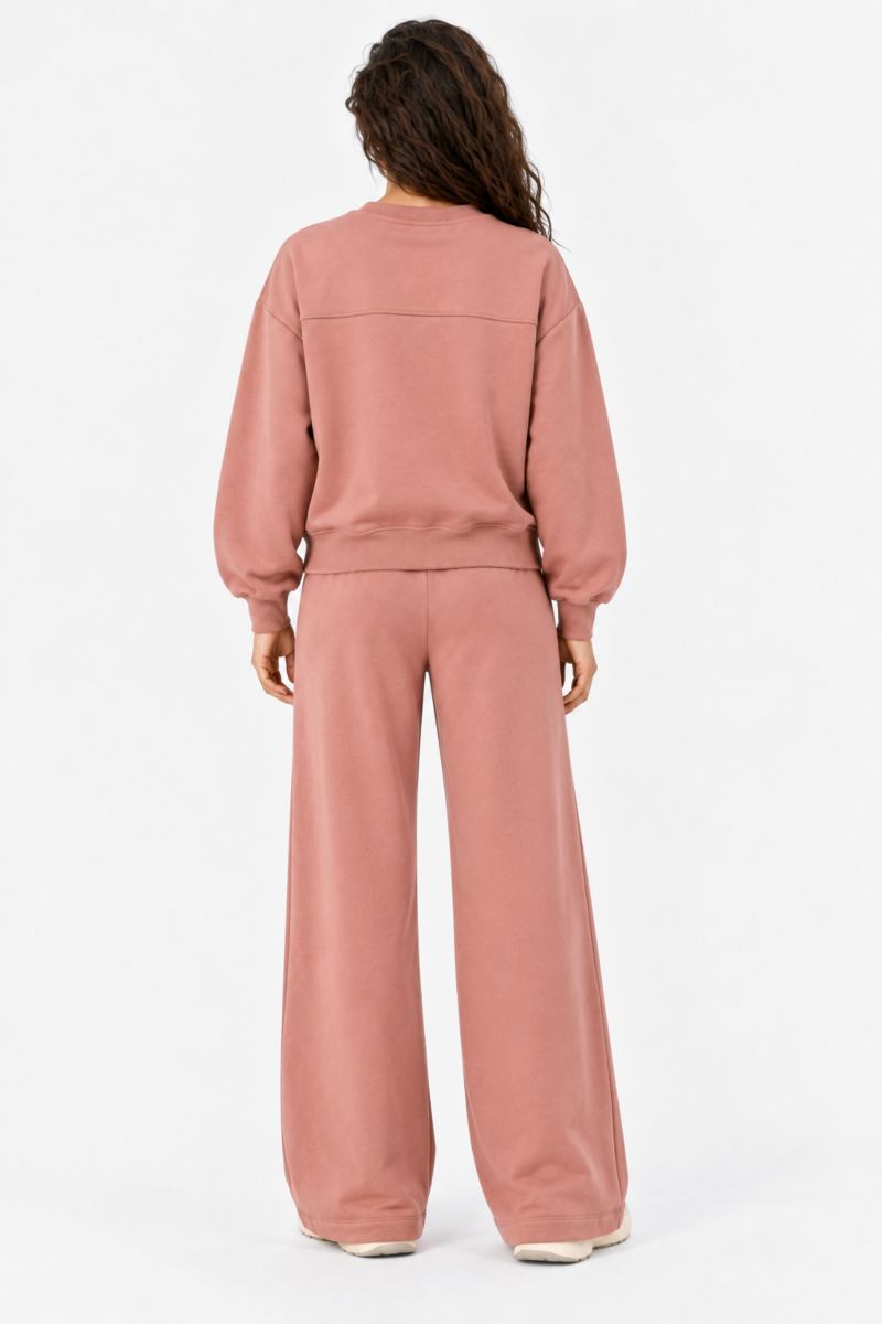 HIGH WAISTED FLARED COTTON PANTS-26831069-720