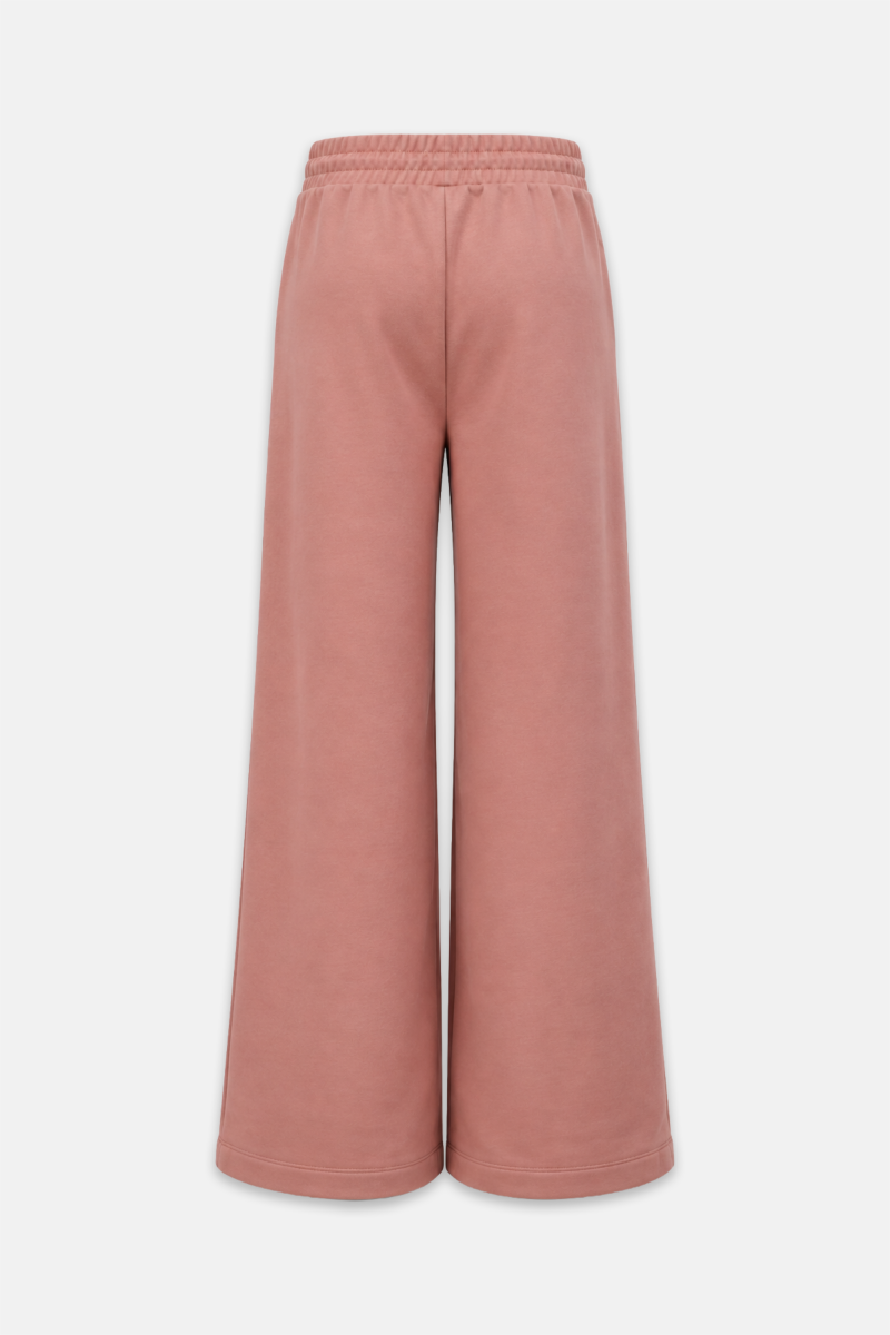 HIGH WAISTED FLARED COTTON PANTS-26831069-720