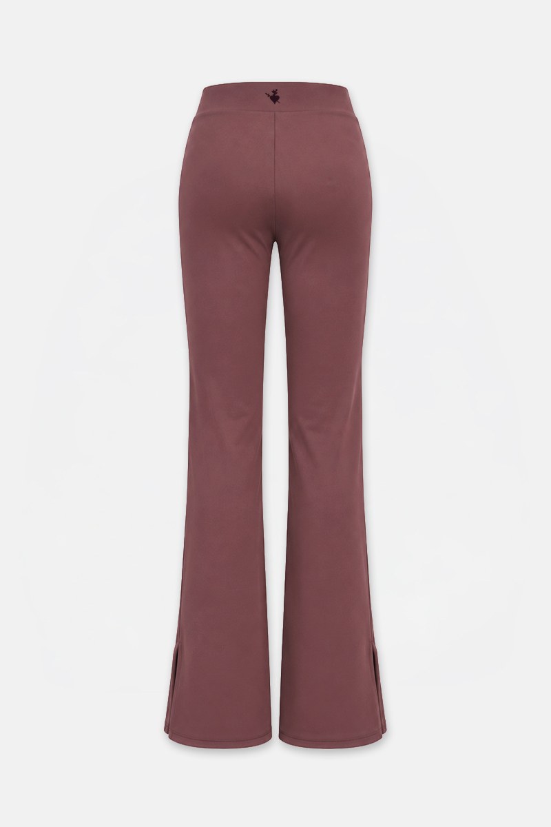 HIGH WAIST FLARED SPORTS LEGGINGS/PANTS-26831113-325