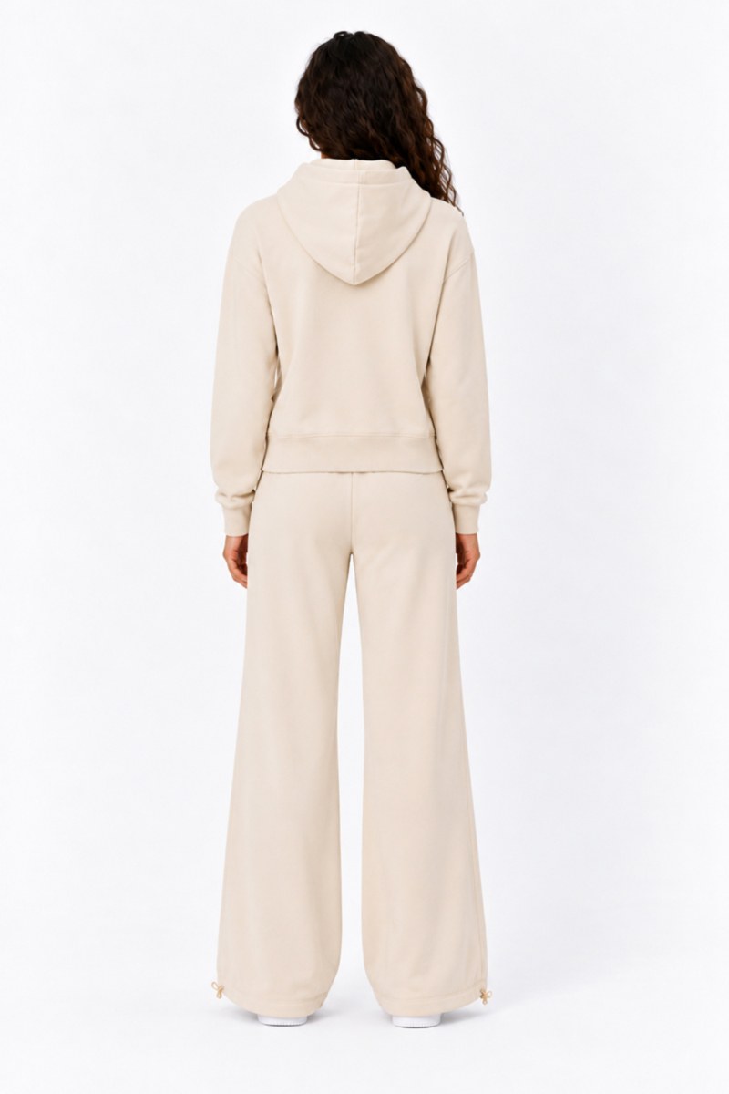BASIC COTTON OVERSIZED HOODED SWEATSHIRT WITH INNER SOFT FLEECE FABRIC-26832028-929