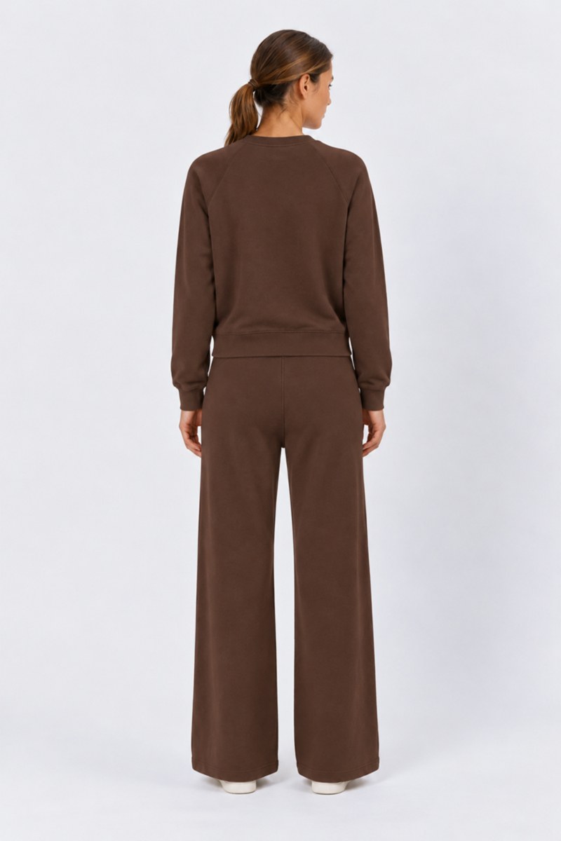 BASIC COTTON OVERSIZED SWEATSHIRT WITH INNER SOFT FLEECE FABRIC-26832029-332