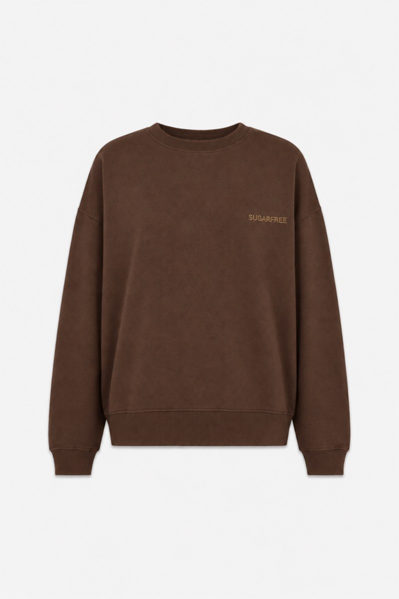 BASIC COTTON OVERSIZED SWEATSHIRT WITH INNER SOFT FLEECE FABRIC-26832029-332