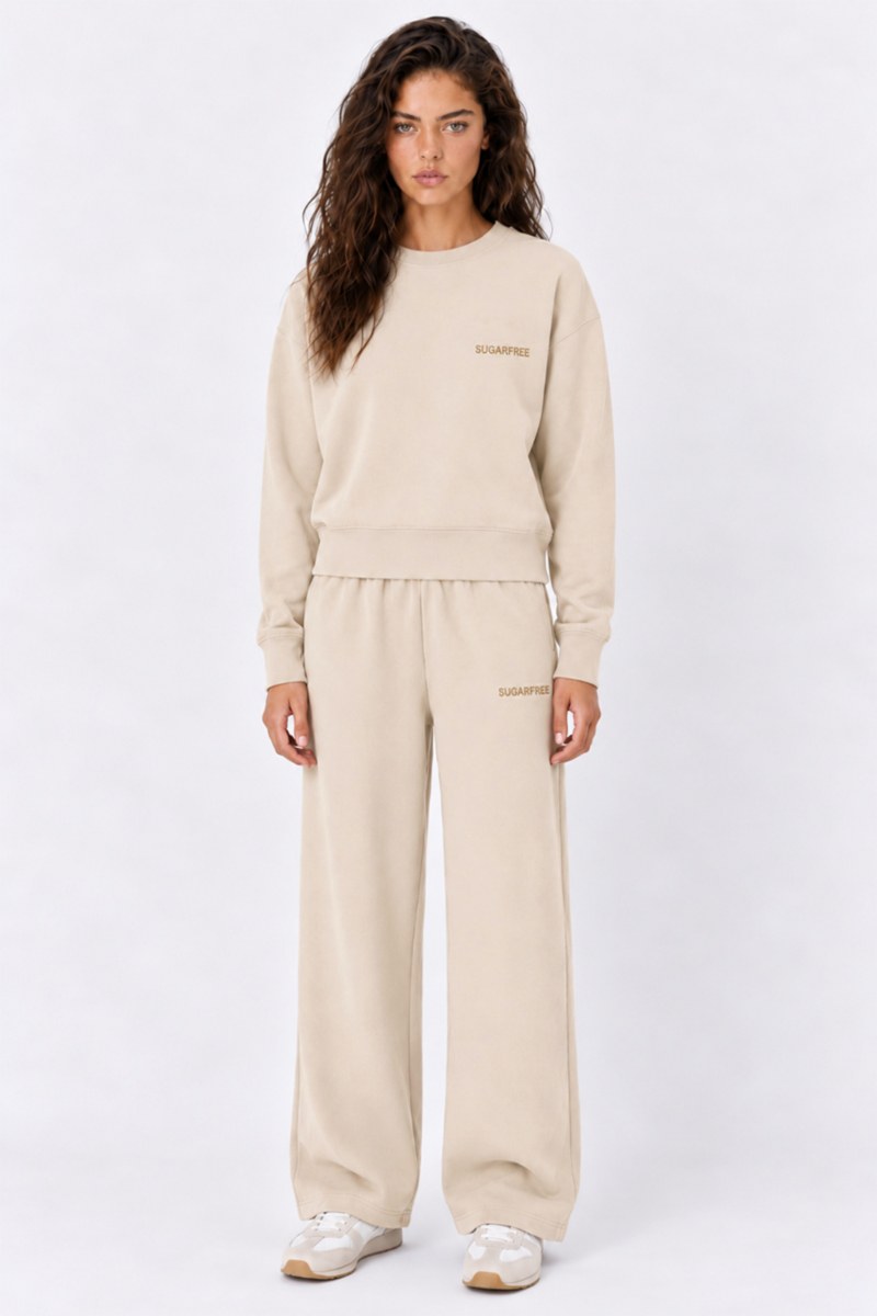 BASIC COTTON OVERSIZED SWEATSHIRT WITH INNER SOFT FLEECE FABRIC-26832029-929