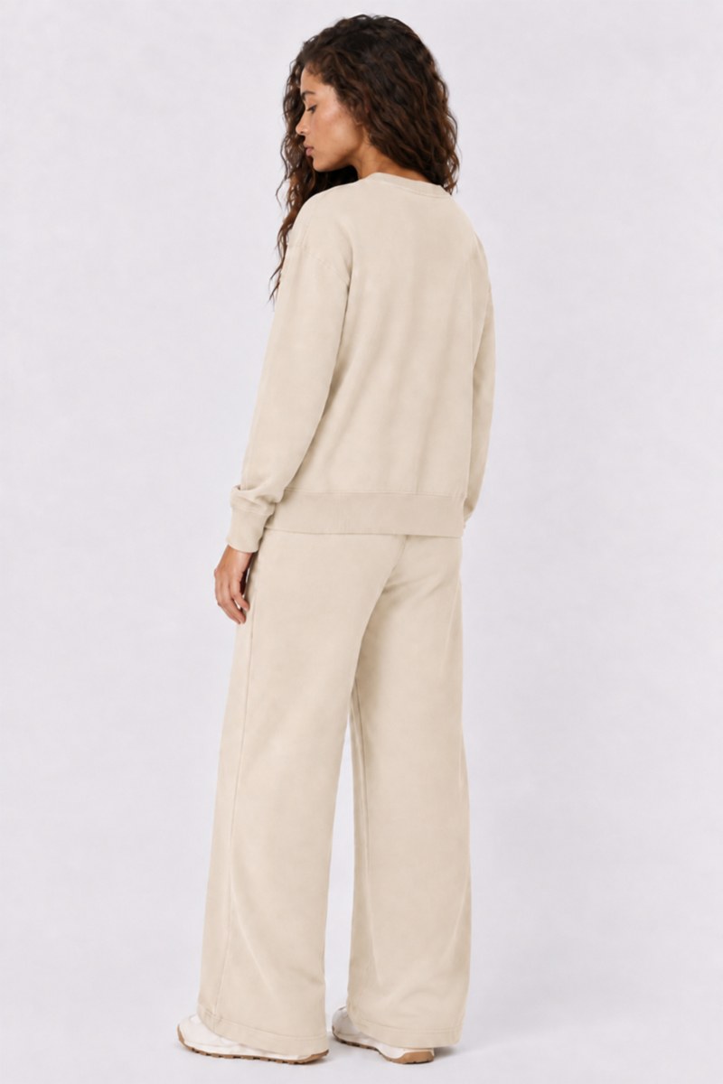 BASIC COTTON OVERSIZED SWEATSHIRT WITH INNER SOFT FLEECE FABRIC-26832029-929
