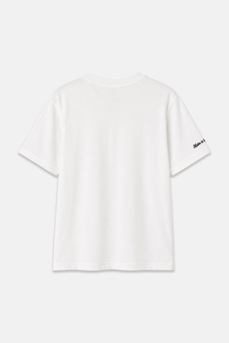 COTTON T-SHIRT WITH EMBROIDERED DETAIL-26832049-102