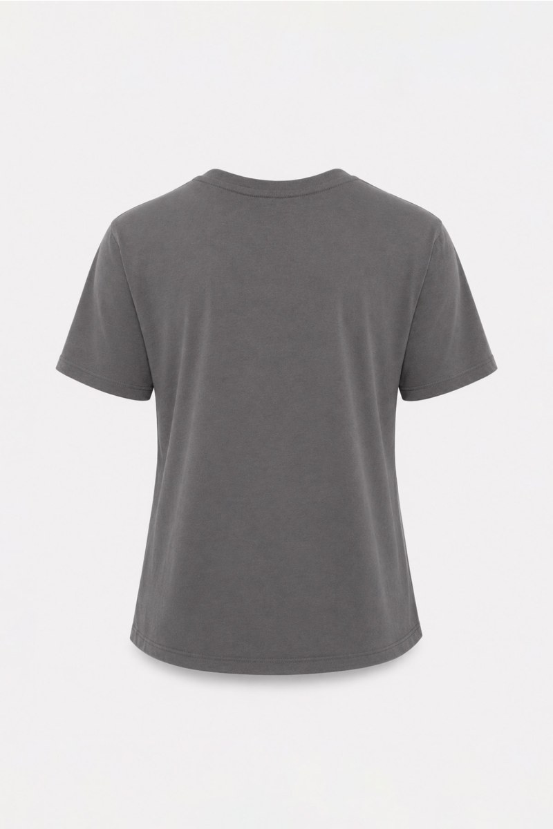 COTTON T-SHIRT WITH SPARKLING STRASS ON THE SHOULDERS-26832055-217