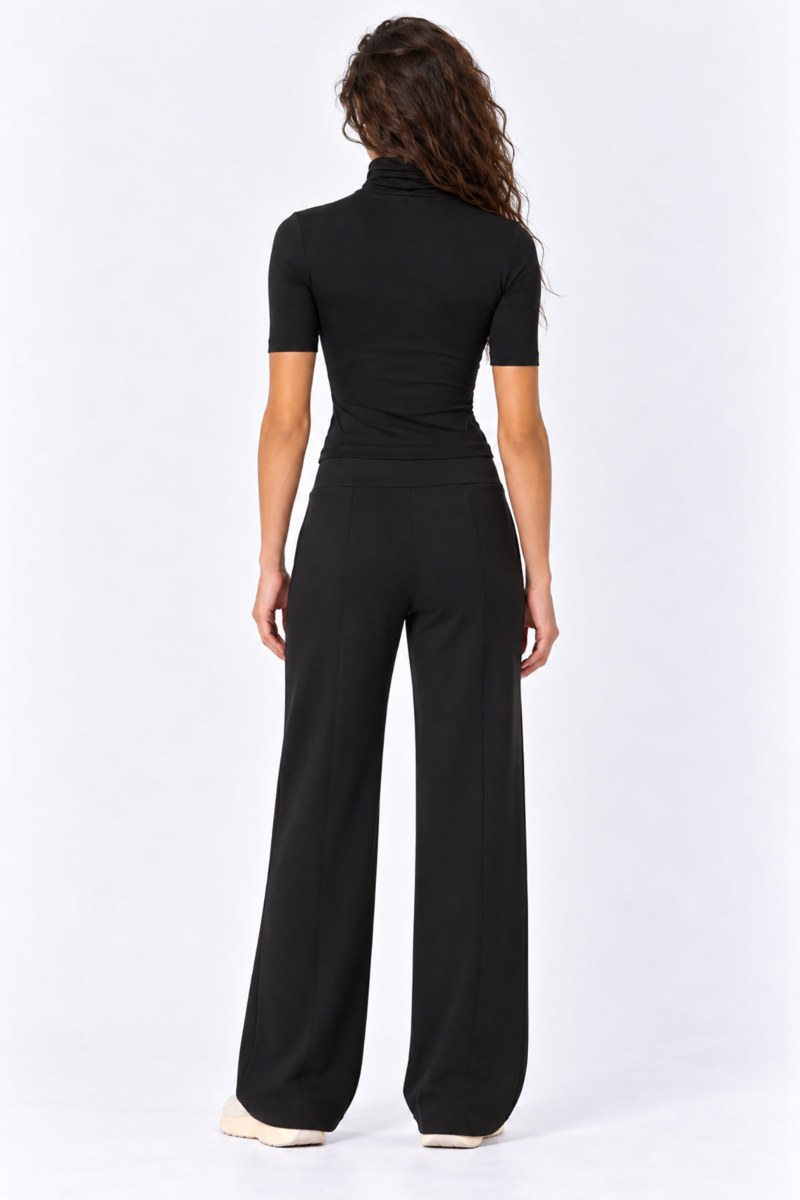 TURTLENECK SHORT-SLEEVED TOP-26832157-110