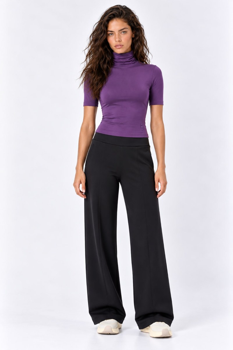 TURTLENECK SHORT-SLEEVED TOP-26832157-816