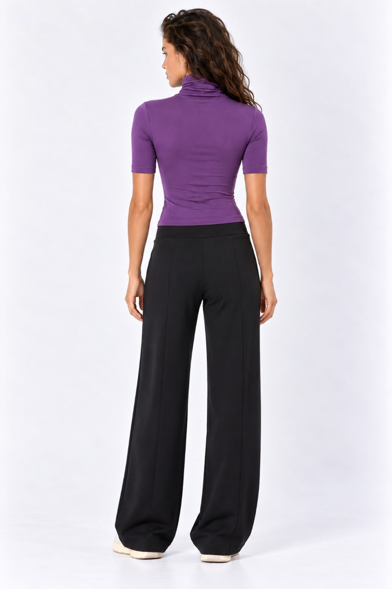 TURTLENECK SHORT-SLEEVED TOP-26832157-816