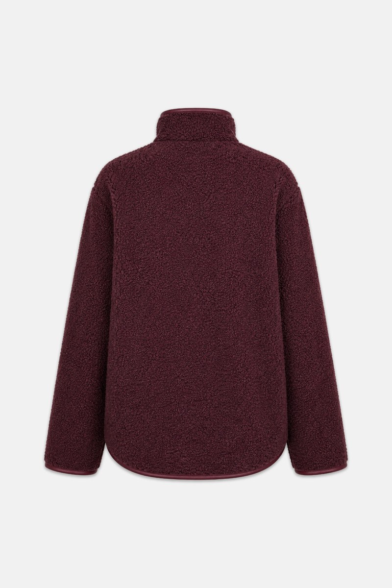 ΖΑΚΕΤΑ OVERSIZED ΑΠΟ ΣΥΝΘΕΤΙΚΟ ΜΑΛΛΙ ΠΡΟΒΑΤΟΥ-26833057-869