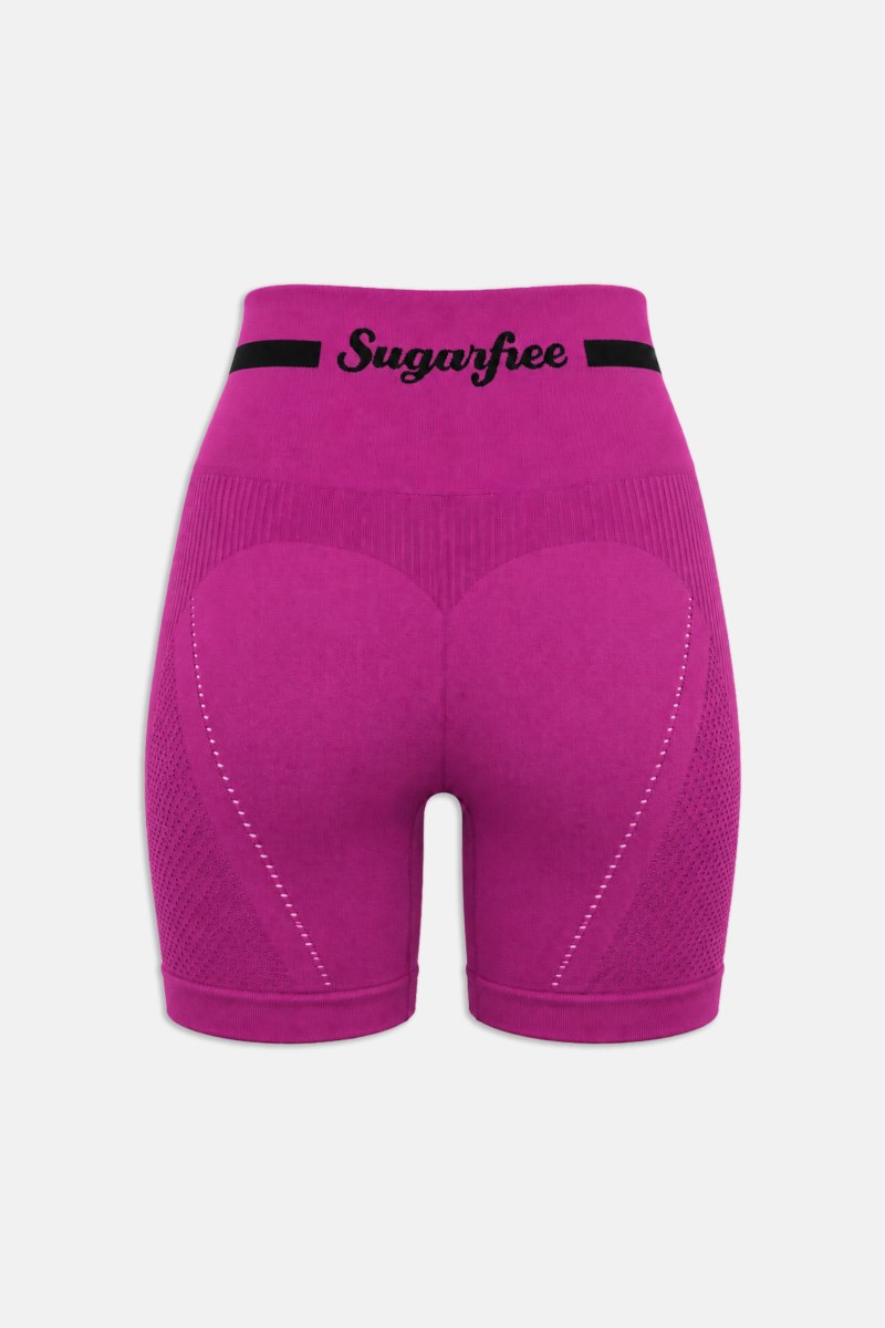 SEAMLESS HIGH WAISTED BIKER LEGGINGS WITH POINTELLE DETAIL-26840036-718
