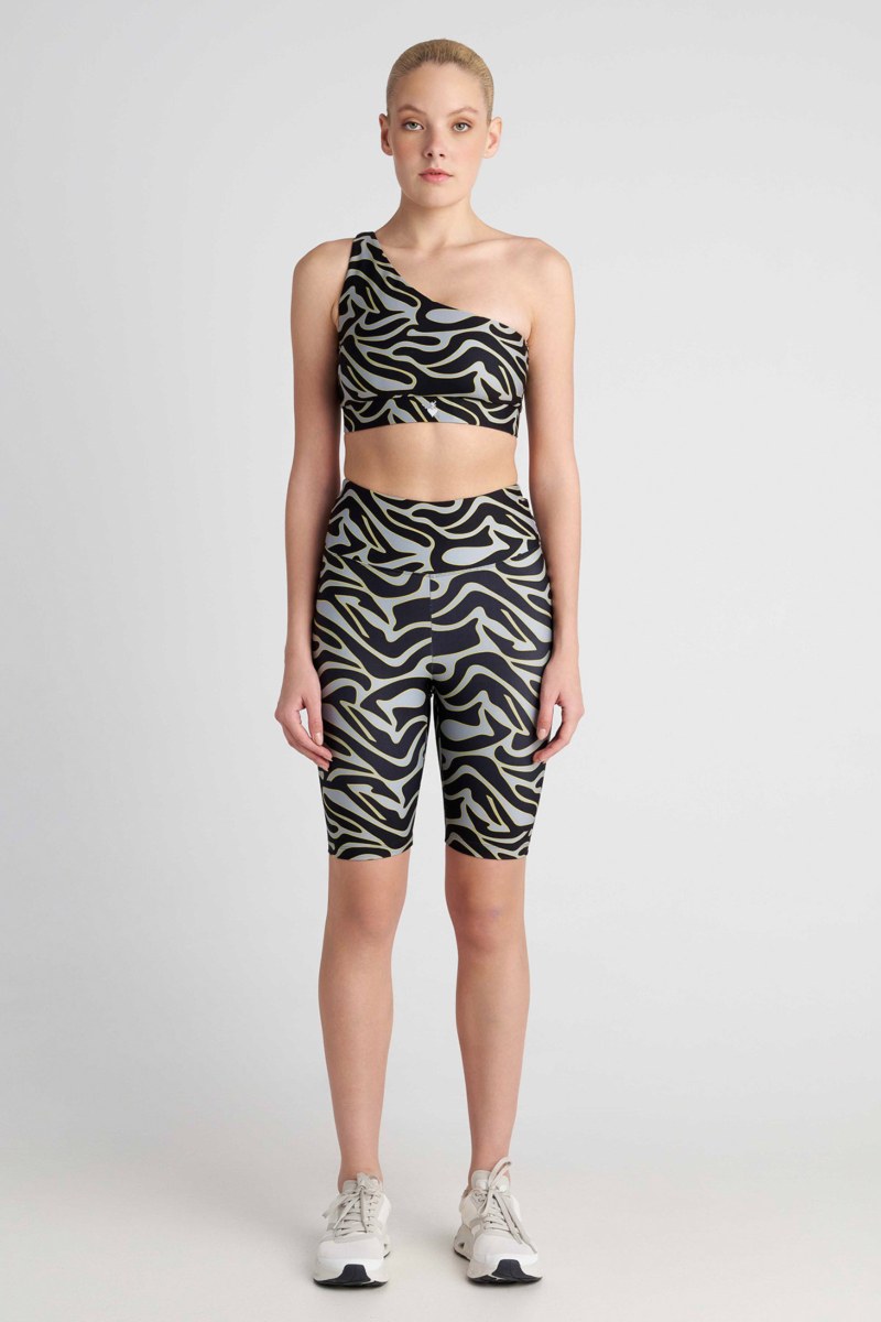 PRINTED ONE SHOULDER CROP TOP / SPORTS BRA-26842030-215