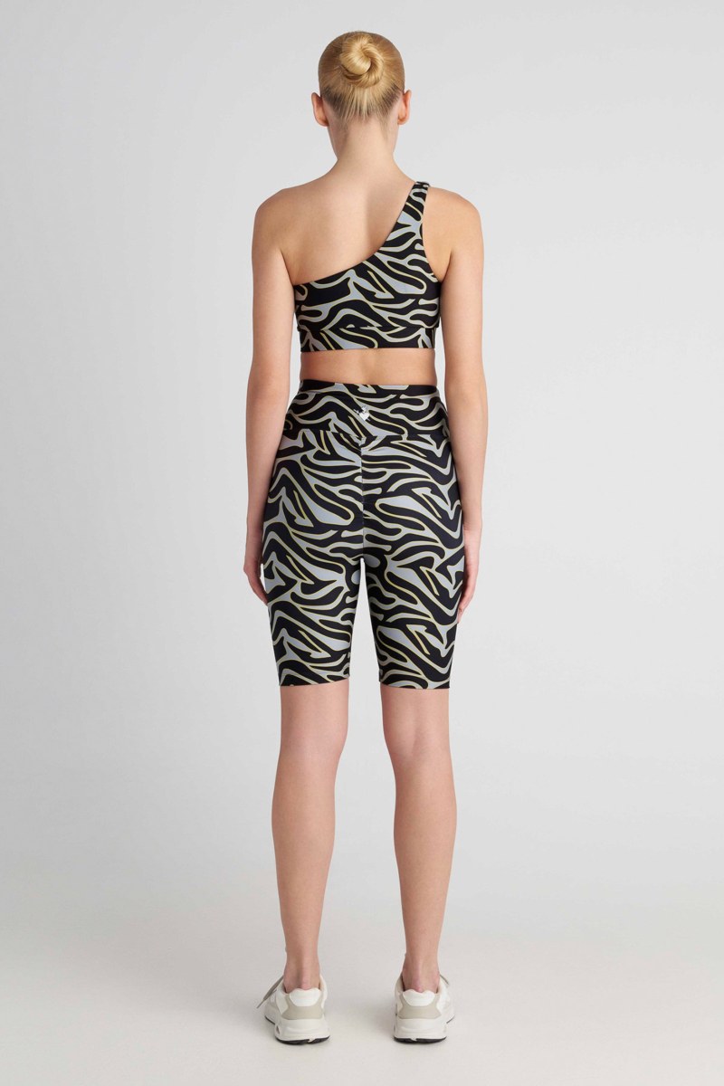 PRINTED ONE SHOULDER CROP TOP / SPORTS BRA-26842030-215