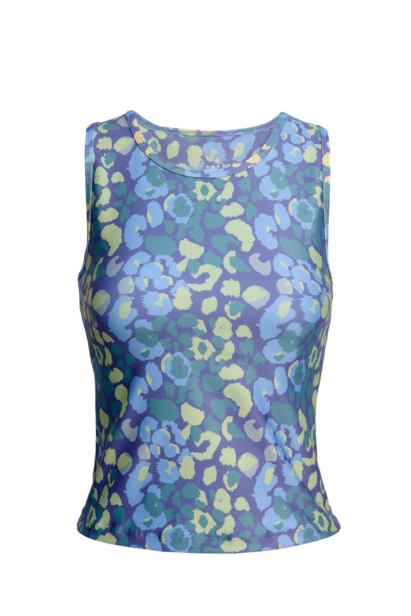 PRINTED SLEEVELESS SPORTS TOP-26842031-805