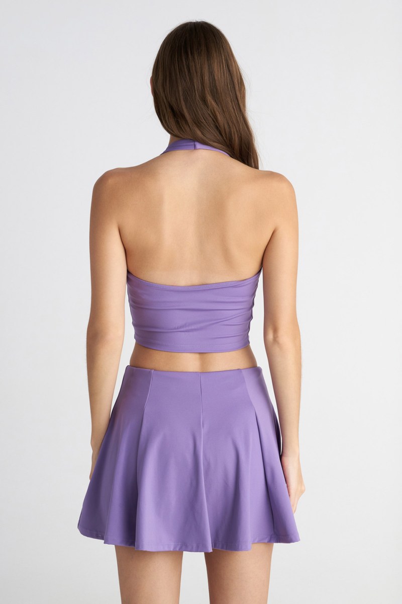 HIGH WAISTED ΜΙΝΙ SKORT-26844021-805