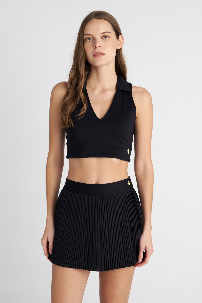 MONOCROME PLEATED MINI SKORT-26844025-110