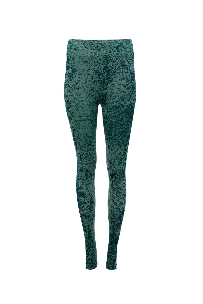 PRINTED SPORTS LEGGINGS WITH SCRUNCH BACK DETAIL-26845027-414