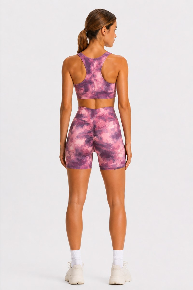 TIE-DYE SLEEVELESS CROP TOP / SPORTS BRA-26848038-999