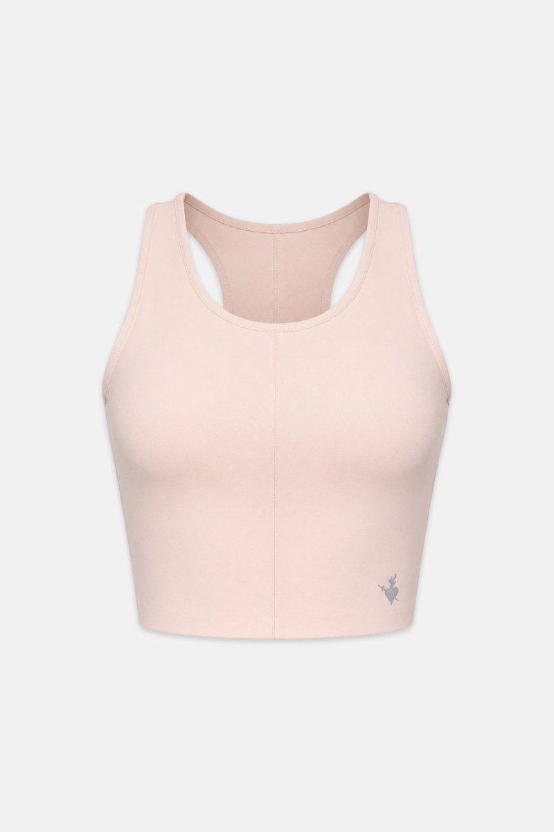 SLEEVELESS RACERBACK CROP TOP / SPORTS BRA-26848039-728