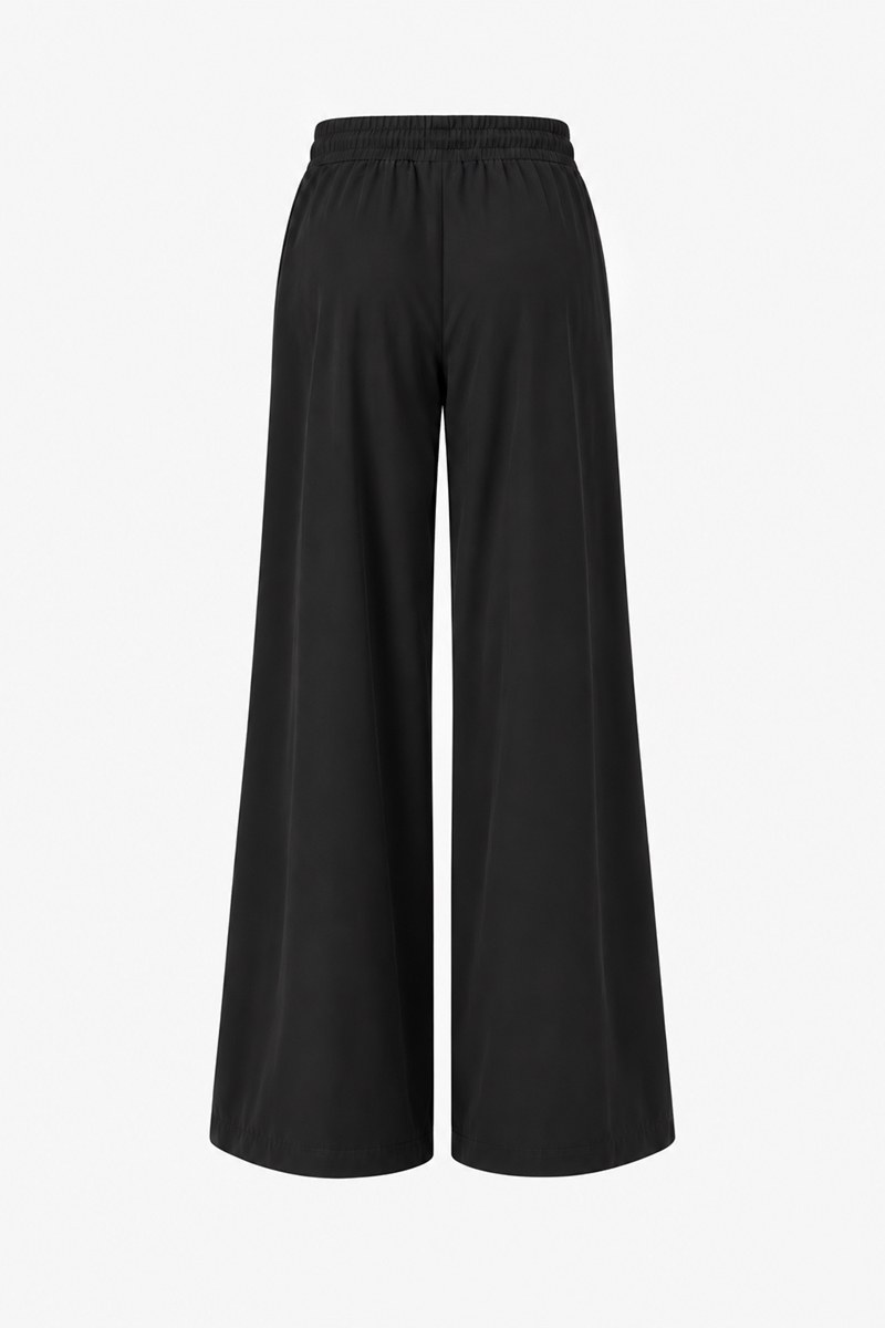HIGH WAISTED SPORTS PLEATED WIDE LEG PANTS-26861045-110