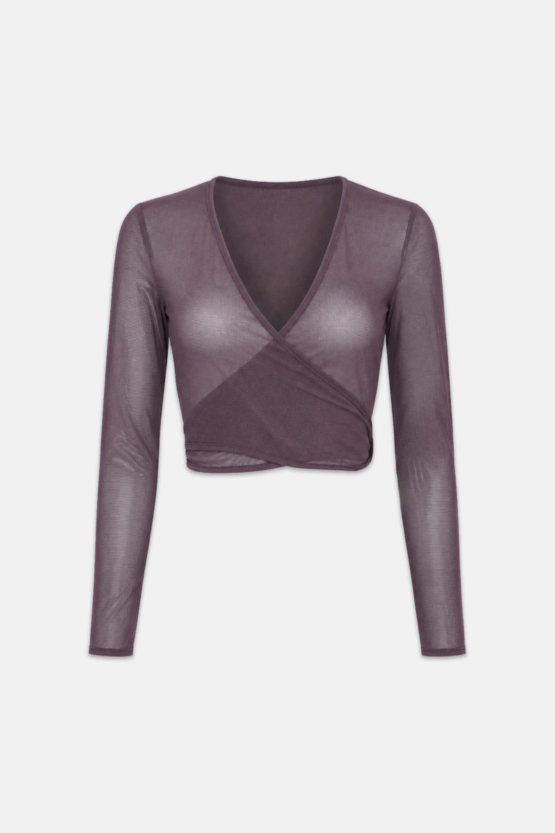SEMI-SHEER WRAP SPORTS CROP TOP-26862080-970