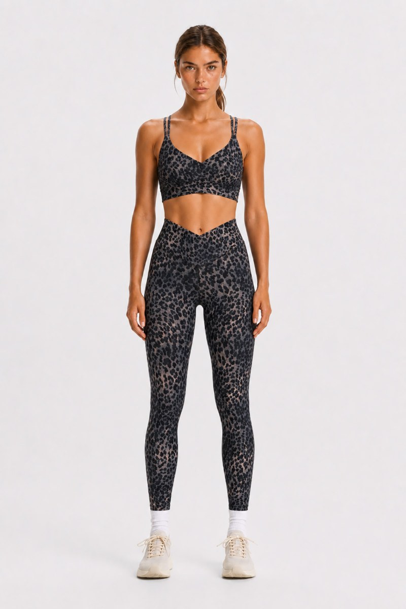 LEOPARD PRINTED SPORTS LEGGINGS-26865079-214