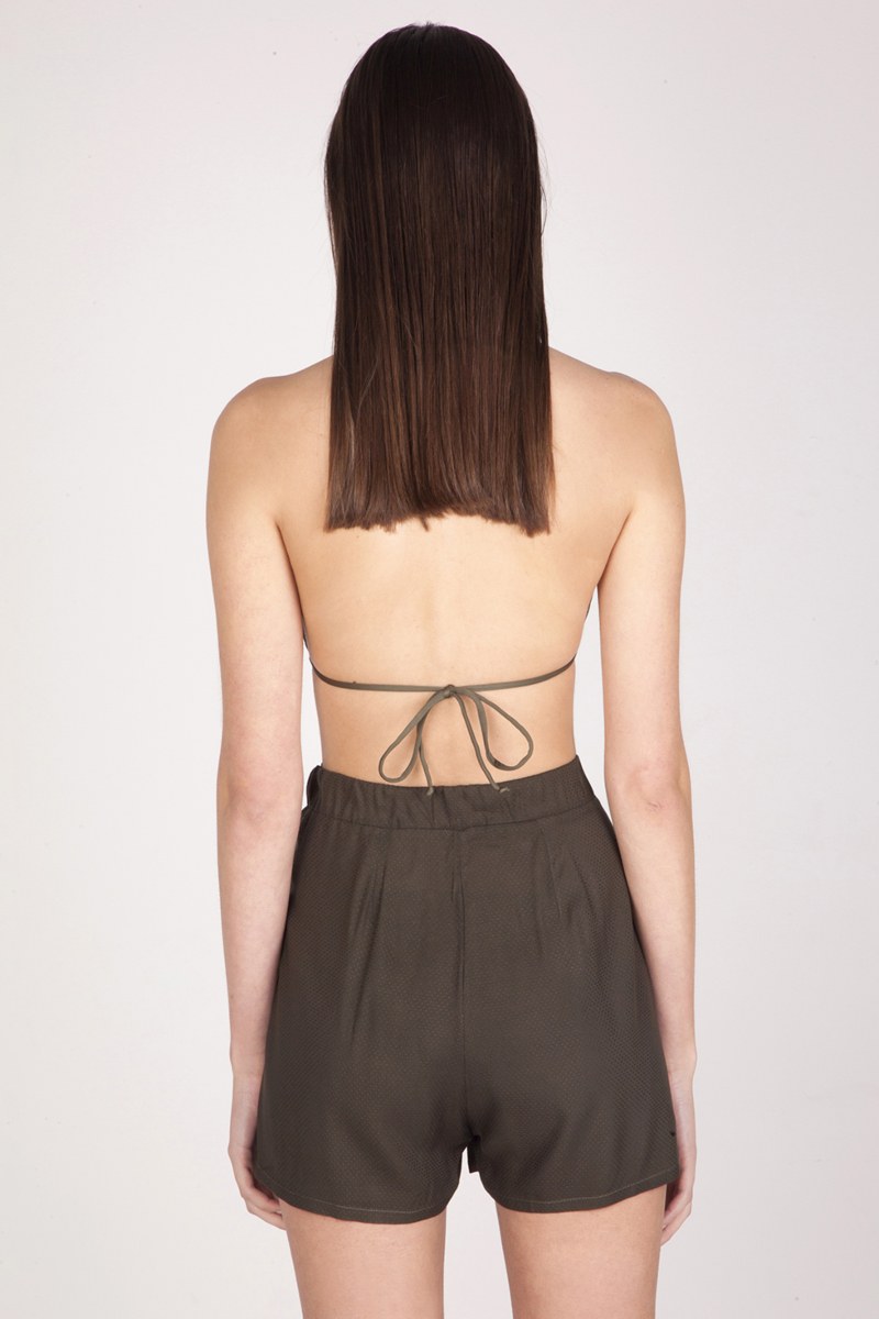 MONOCHROME HIGH WAIST SHORTS-880882-522