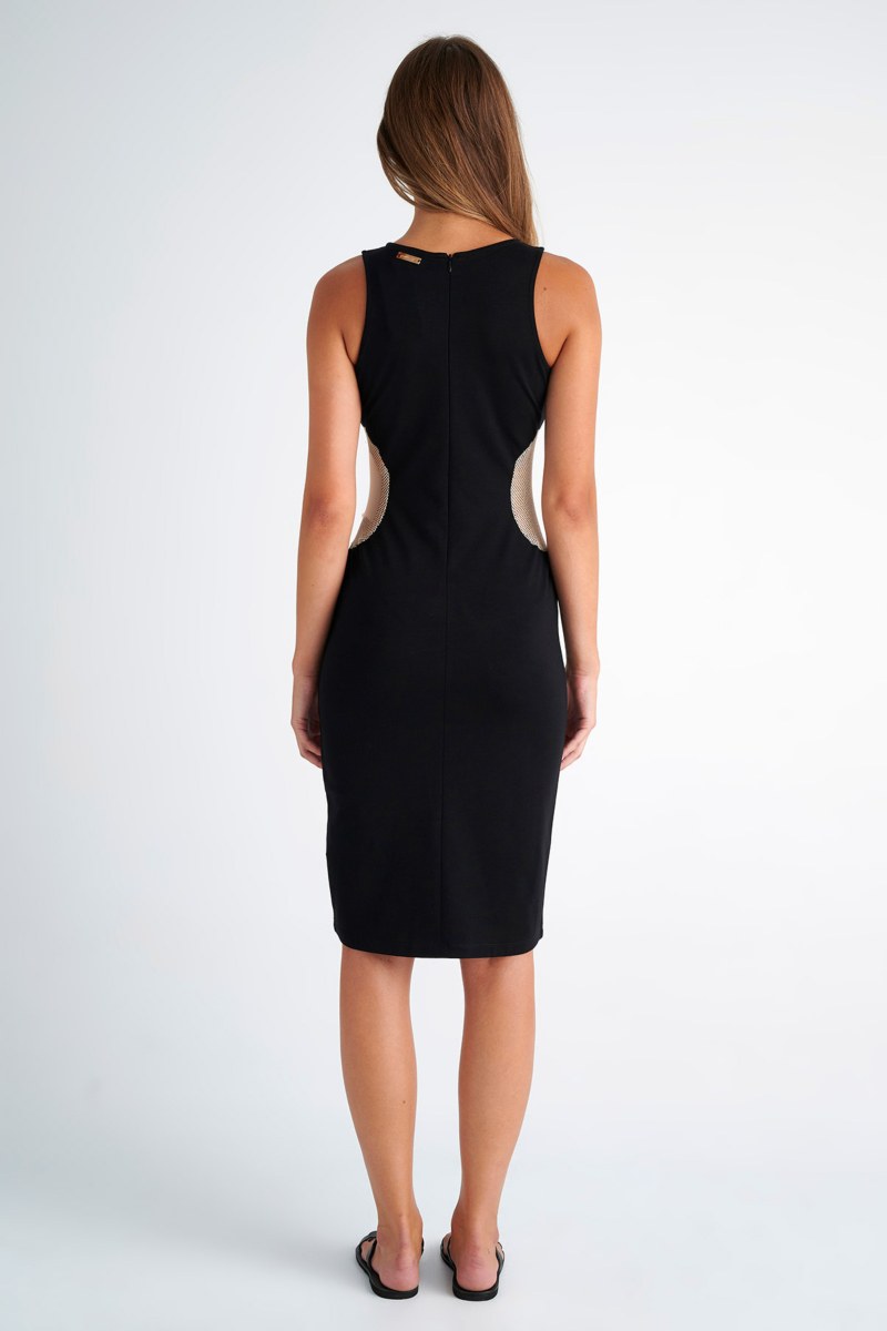 'KENDALL + KYLIE' ΜΙΝΤΙ ΦΟΡΕΜΑ ΜΕ ΔΙΑΦΑΝΕΙΑ ΣΤΟ ΠΛΑΙ-KKG403017-001