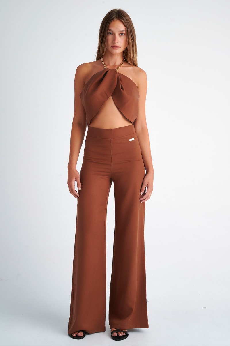 'KENDALL + KYLIE' ΚΟΝΤΟ ΤΟΠ ΜΕ ΛΑΙΜΟΚΟΨΗ HALTER ΚΑΙ ΑΛΥΣΙΔΑ-KKG404013-004